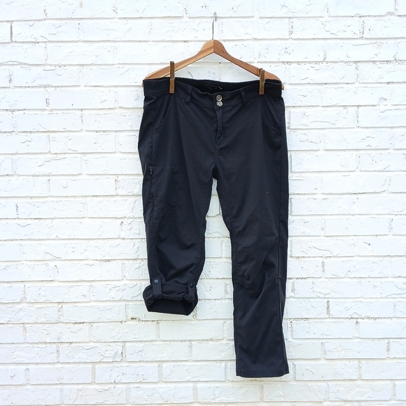 Prana Halle Pants Outdoor Hiking Roll Up - Picture 5 of 10